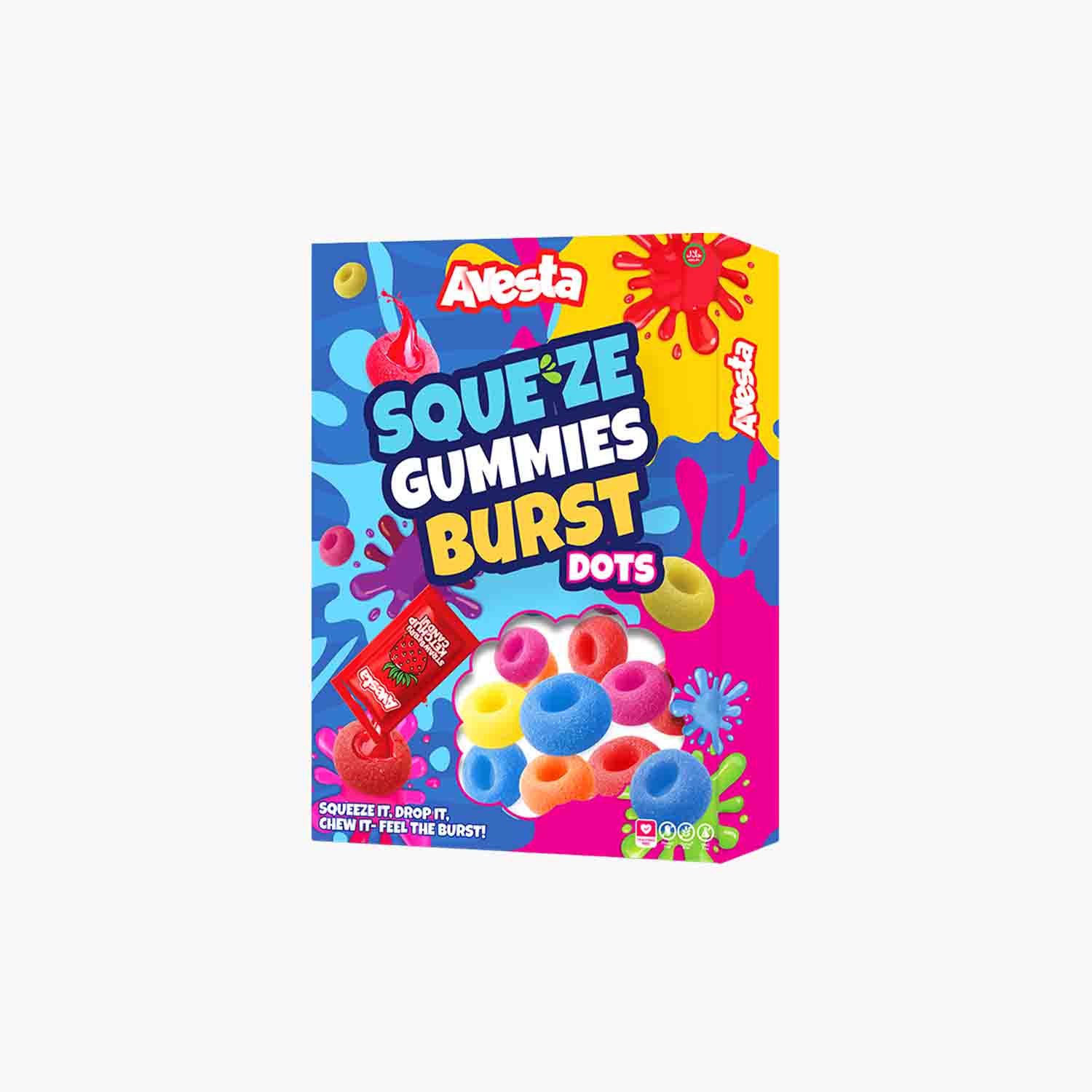 Avesta Squeze Gummies Burst Dots