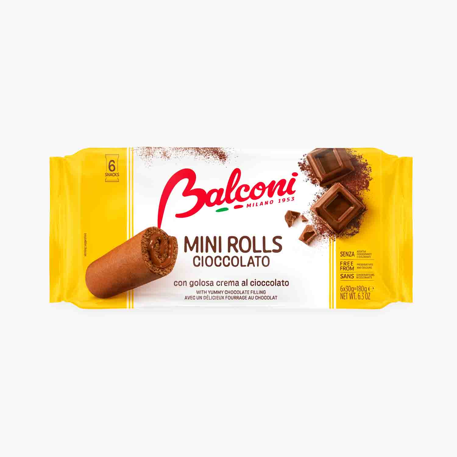 Balconi Mini Rolls Cioccolato