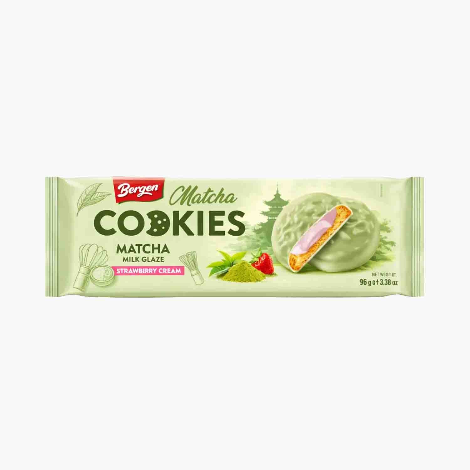 Bergen Matcha Cookies Strawberry Cream