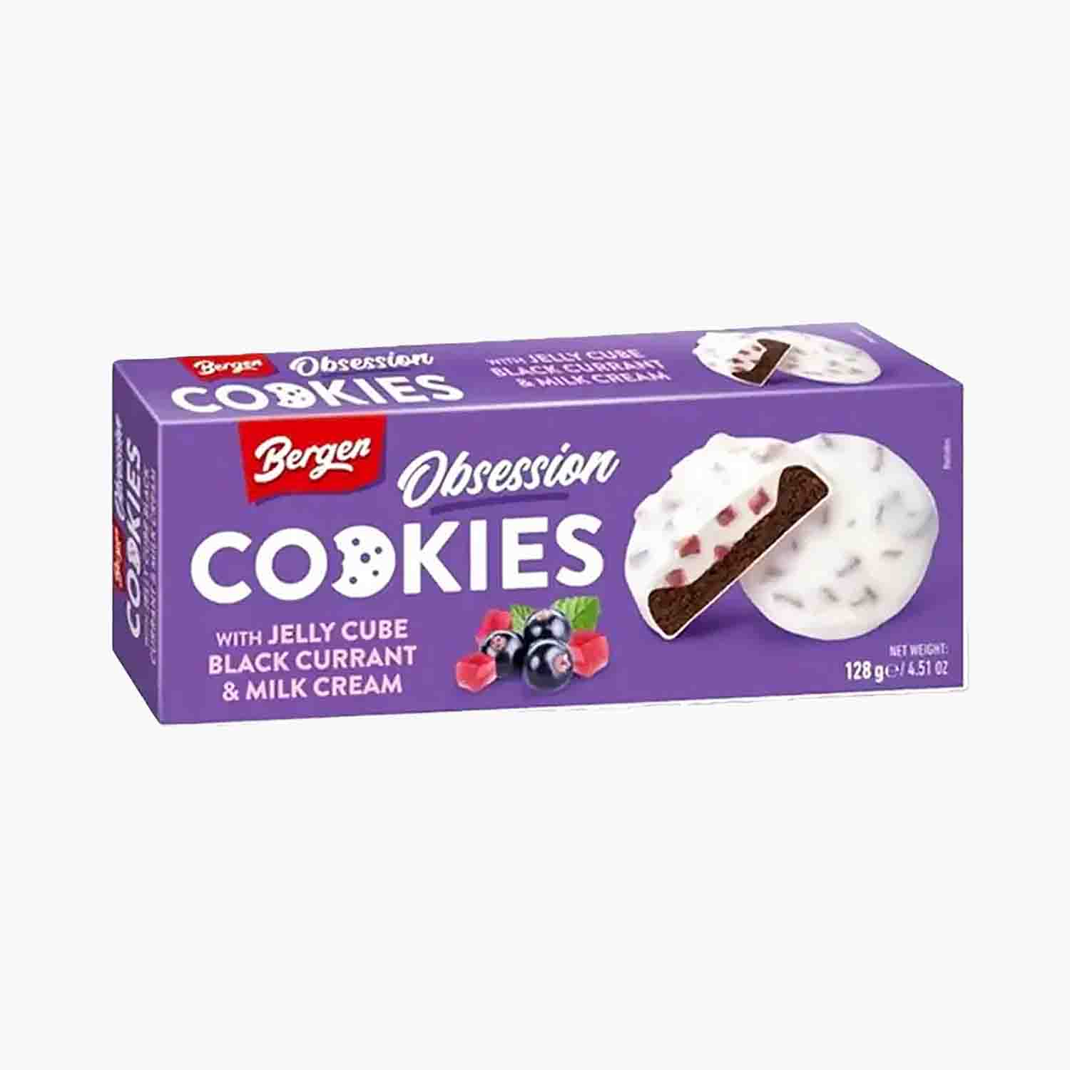 Bergen Obsession Cookies Jelly Cube Black Currant & Milk Cream