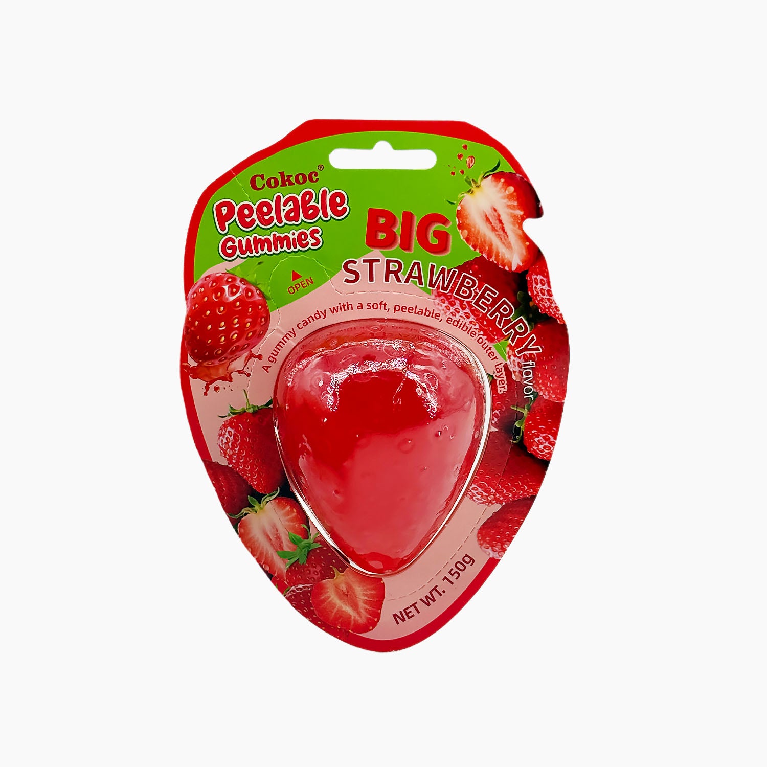 Cokoc Peeling Gummy Big Strawberry