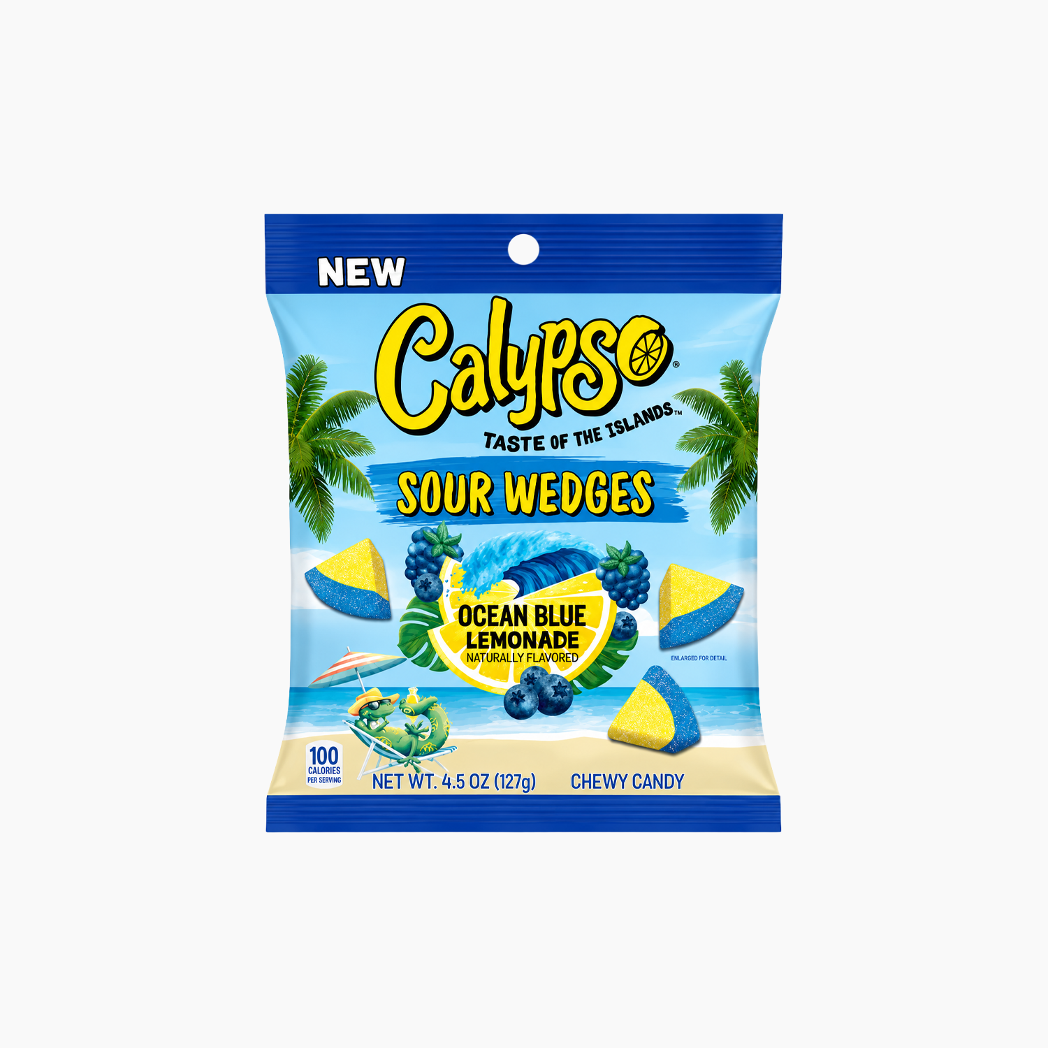 Calypso Sour Wedges Ocean Blue Lemonade