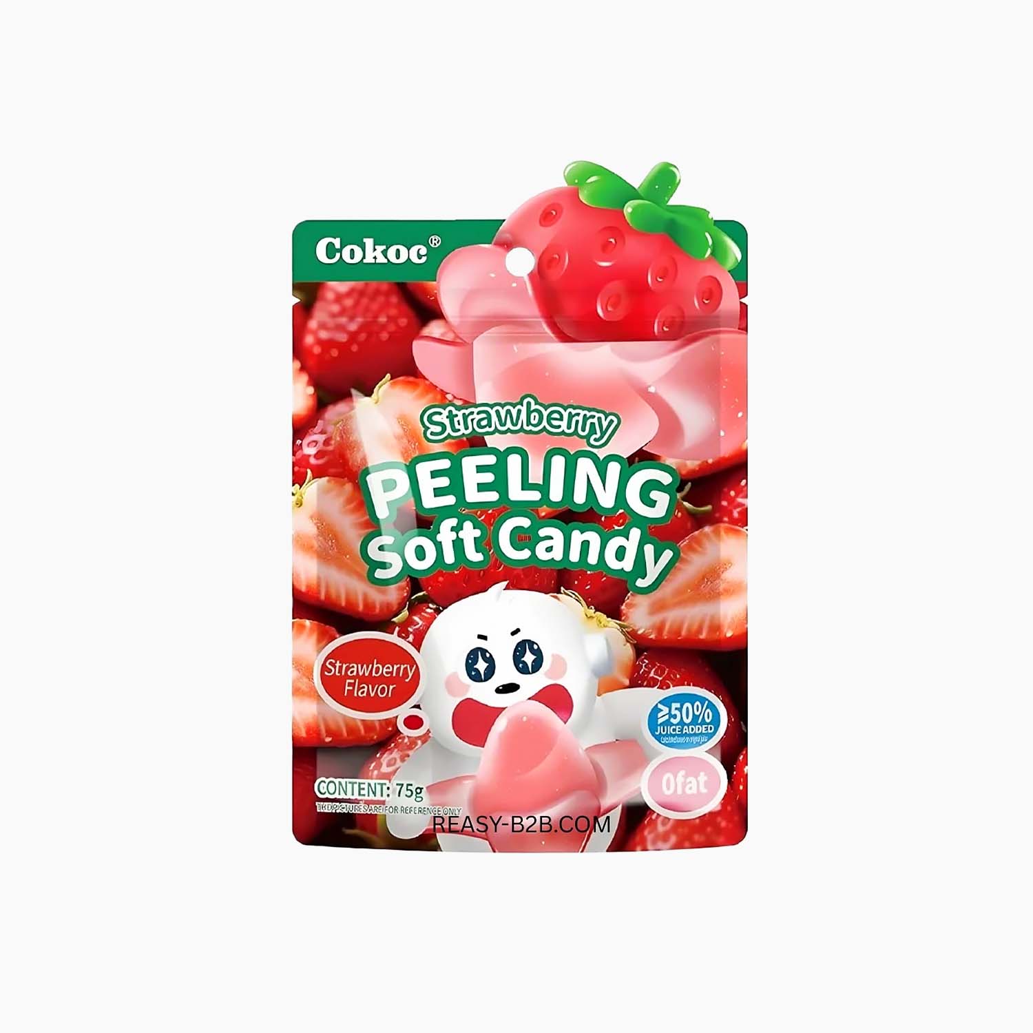 Cokoc Peeling Soft Candy Strawberry 75g