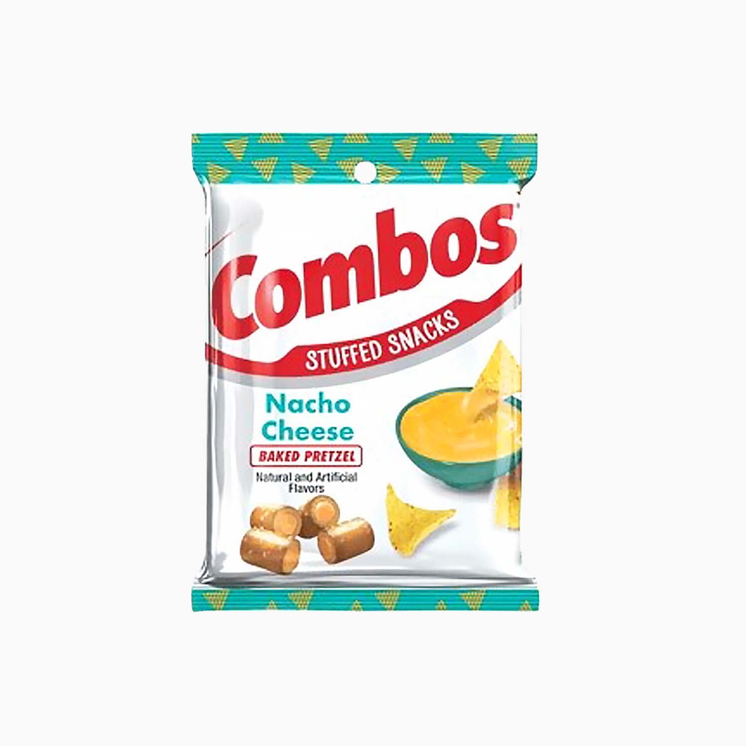Combos Stuffed Nacho Cheese Baked Pretzel