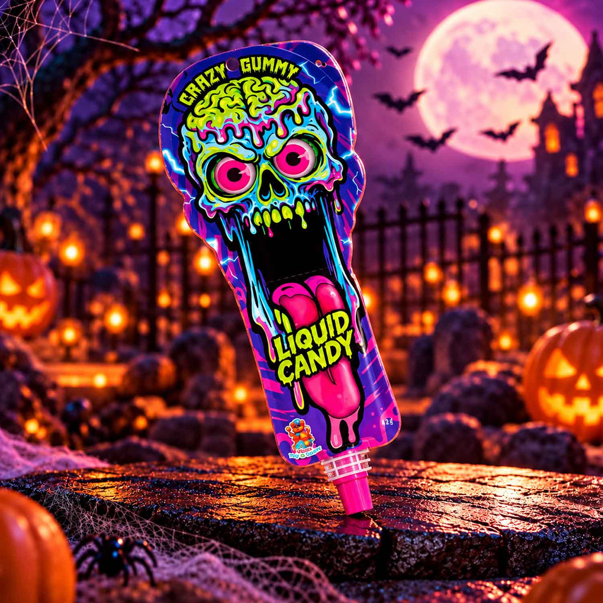 2 in 1 Crazy Gummy Liquid Candy