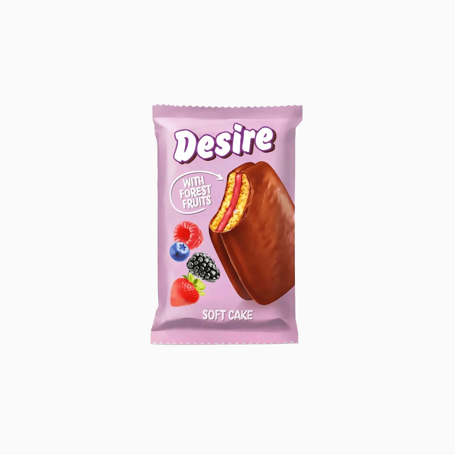 Desire Soft Cake with Forest Fruit