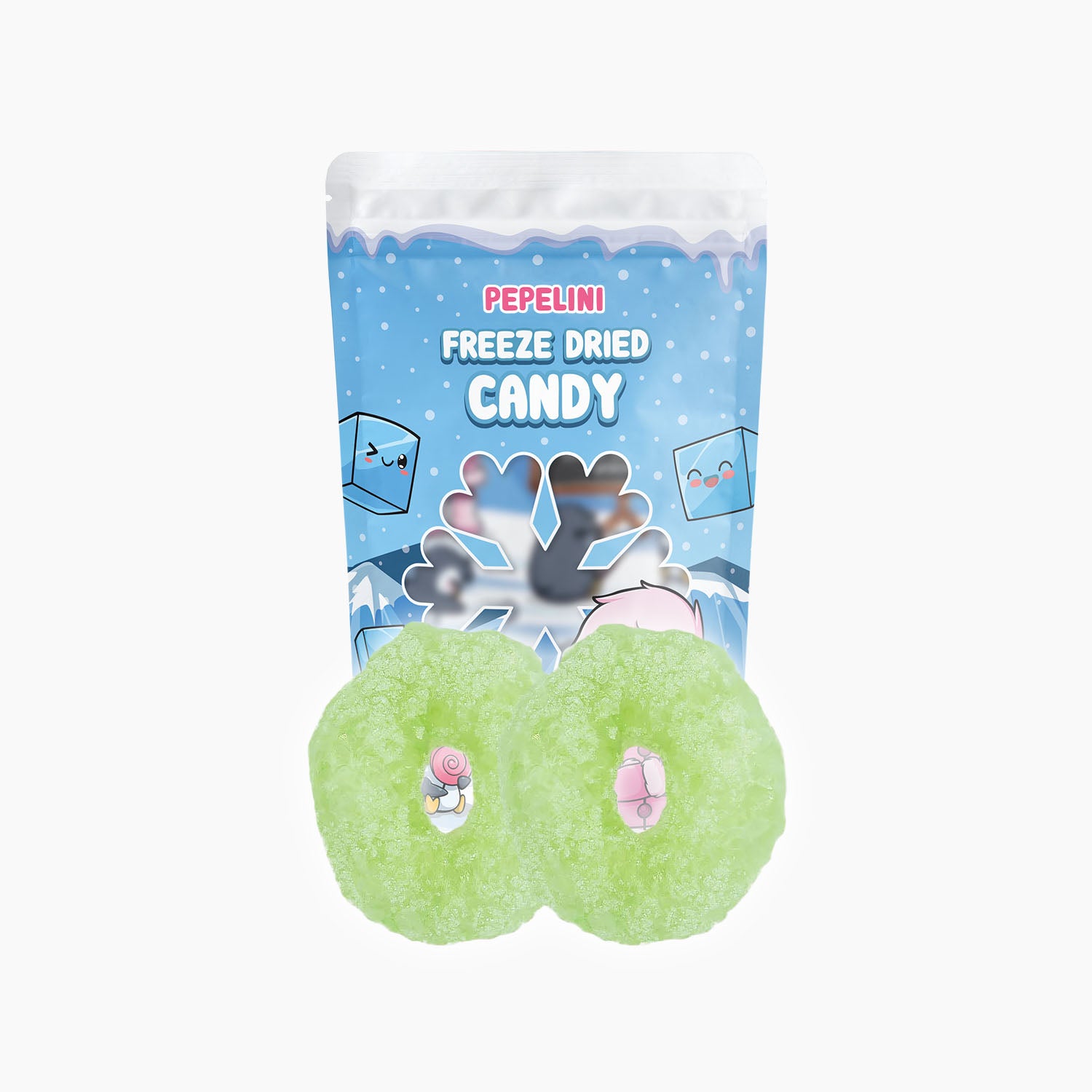 Gefriergetrocknete Apfelringe