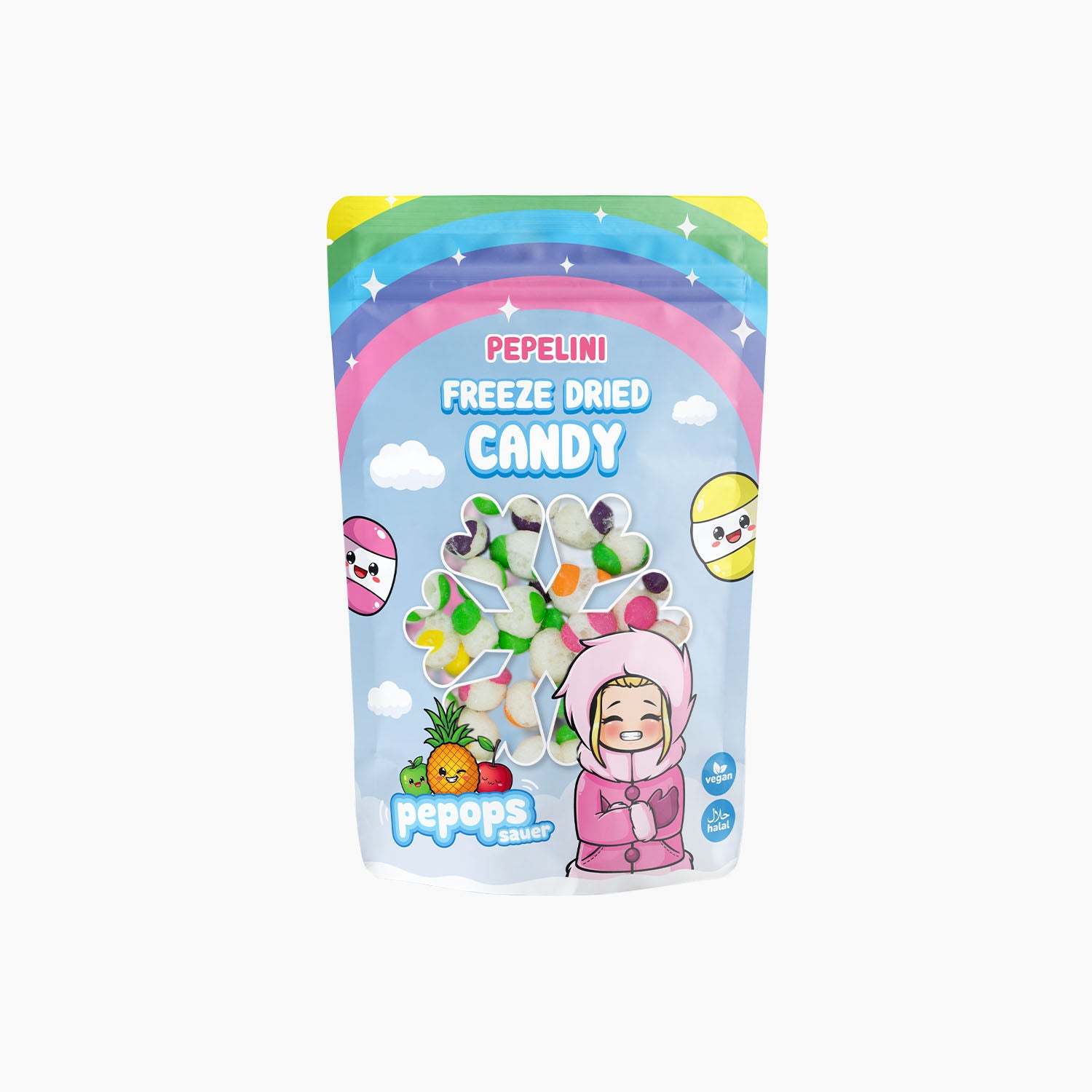 PEPELINI Gefriergetrocknete Pepops Sauer