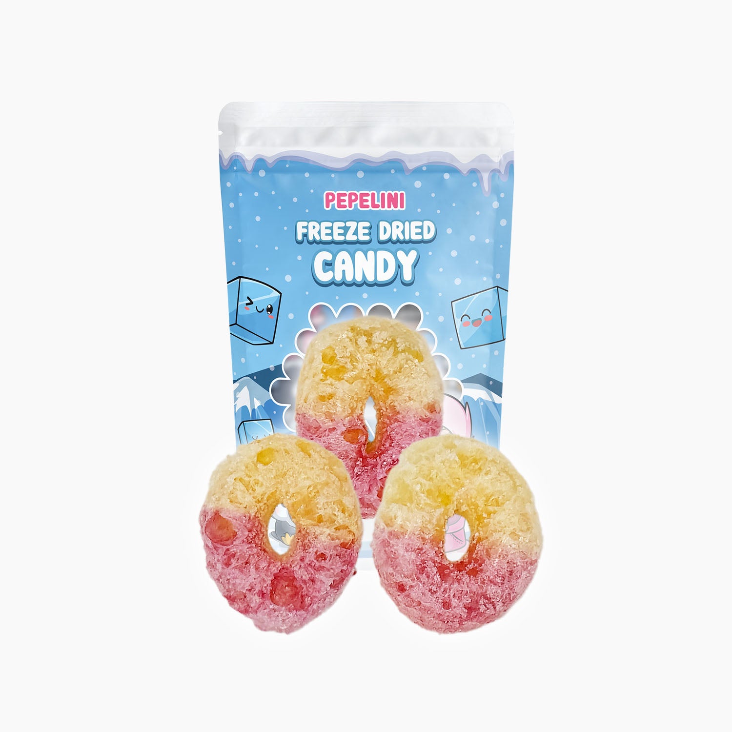 Gefriergetrocknete Pfirsichringe