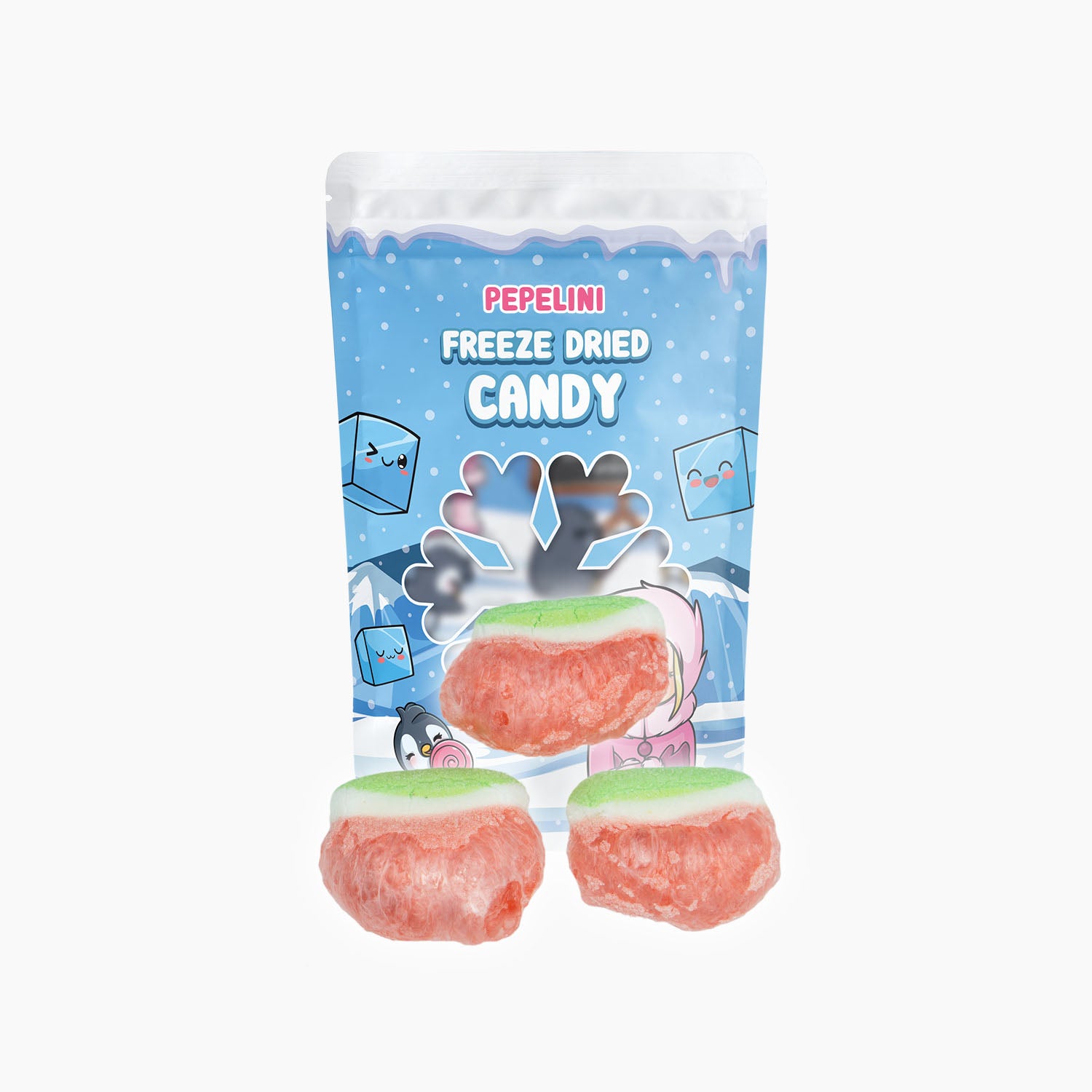 Gefriergetrocknete Wassermelonen