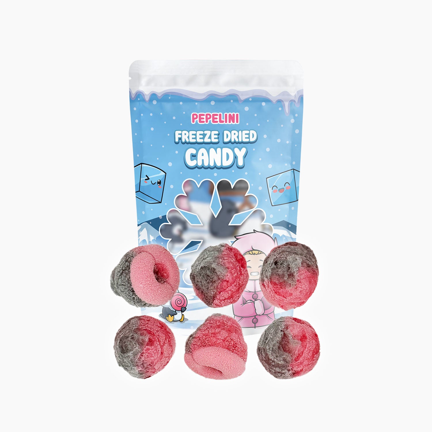 Gefriergetrocknete Schwarze Johannisbeer Ringe