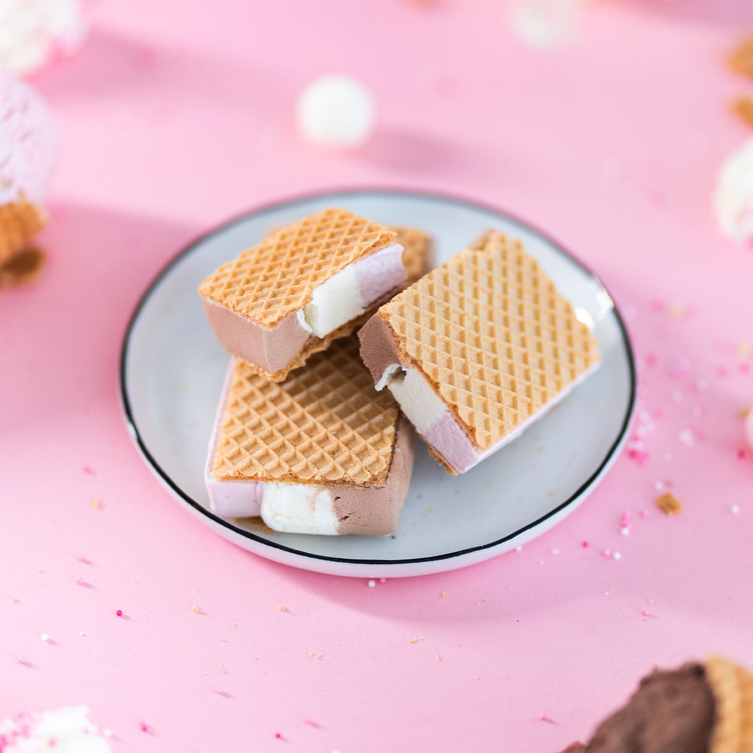 Gefriergetrocknetes Sandwich Eis