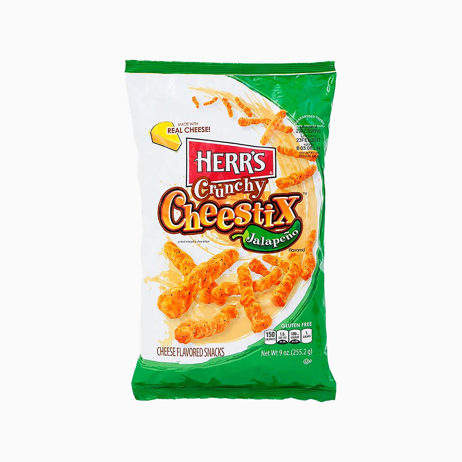 Herr's Crunchy Cheestix Jalapeño