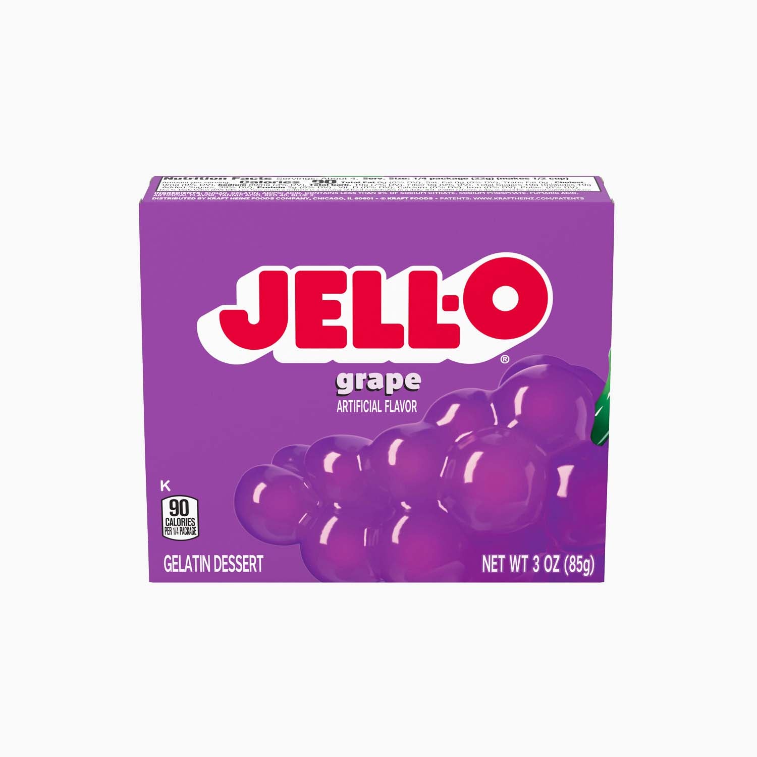 Jell-O Gelatin Dessert Wackelpudding Grape
