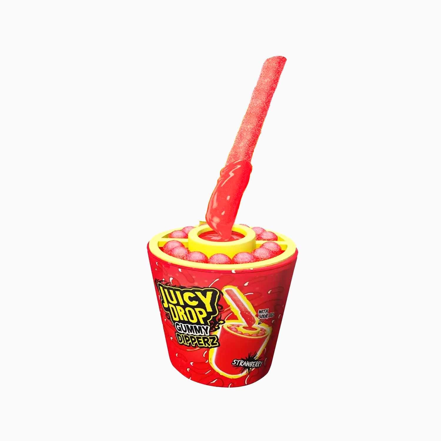 Juicy Drop Gummy Dipperz Strawberry