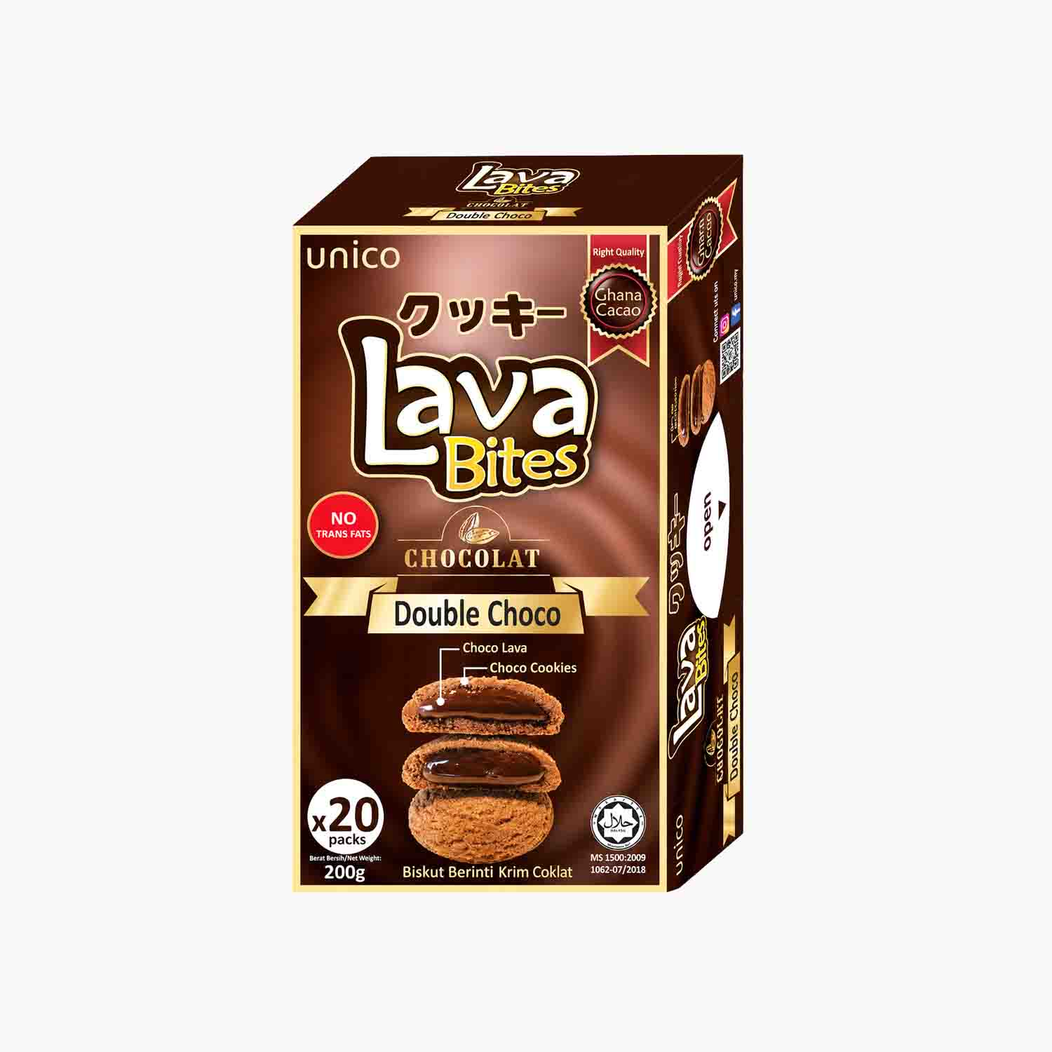 Lava Bites Cookies Double Choco