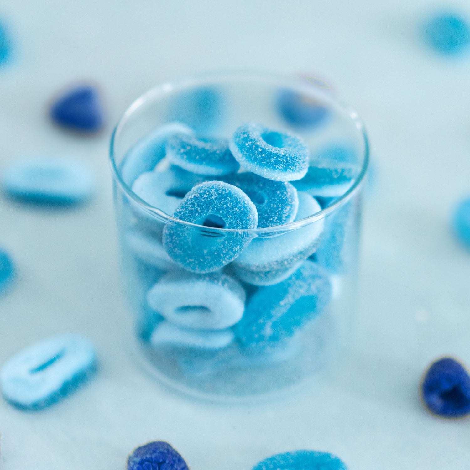 Intensiver Blue Raspberry Geschmack