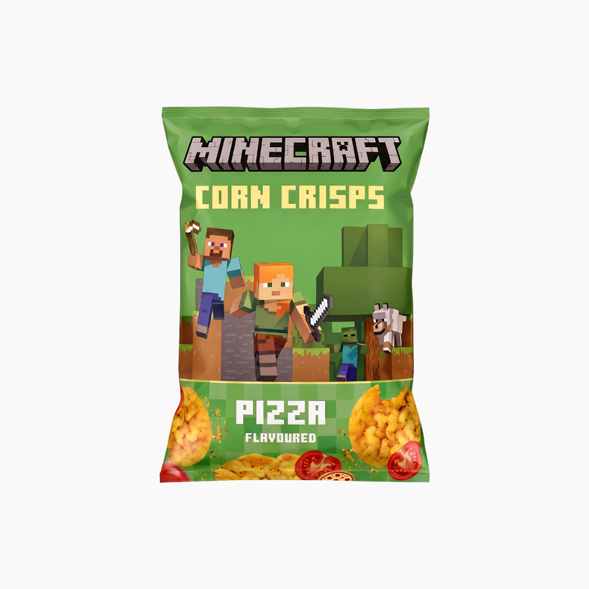 Minecraft Corn Crisps Pizza