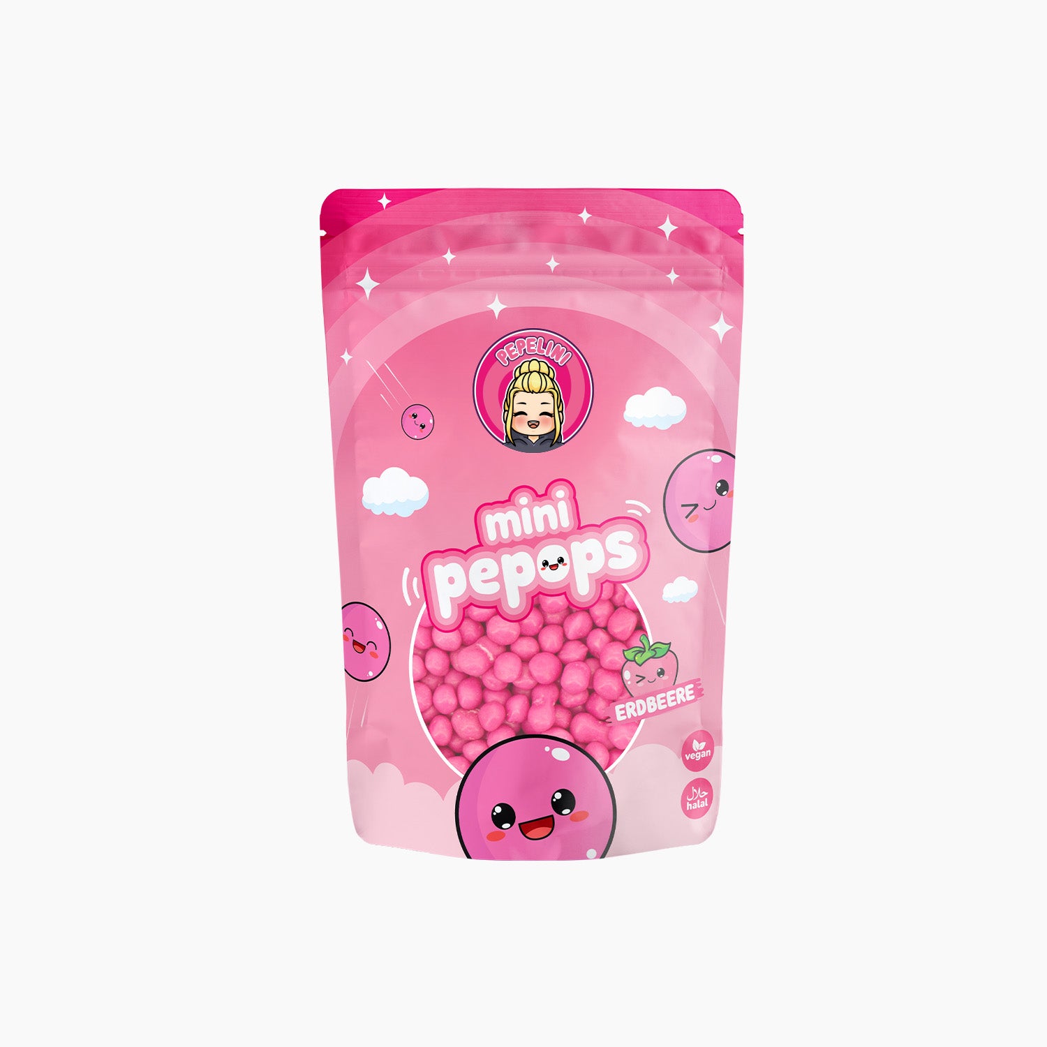 PEPELINI Mini Pepops Erdbeere
