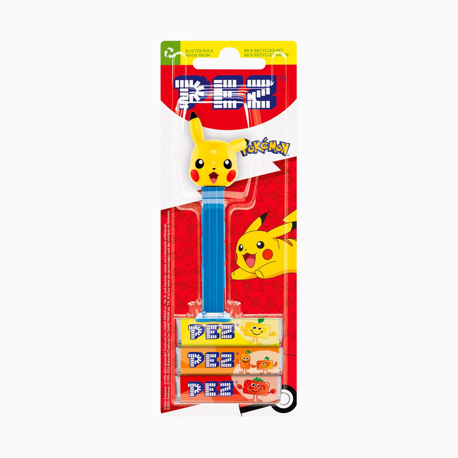 PEZ Spender Pokemon - Pikachu lachend