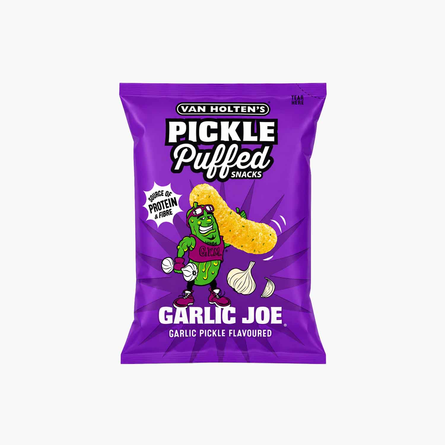 Van Holten's Pickle Puffed Snacks Garlic Joe