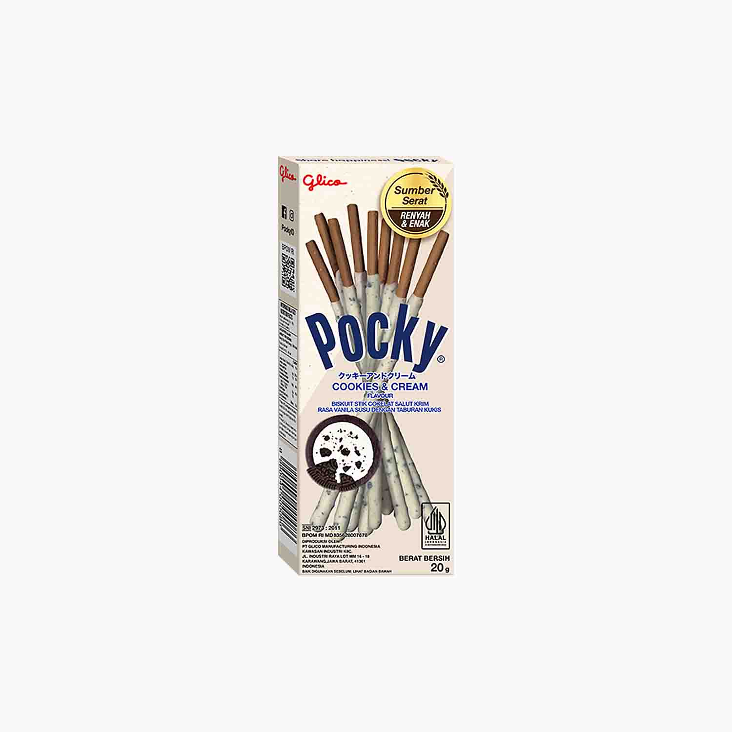 Pocky Cookies & Cream 20g