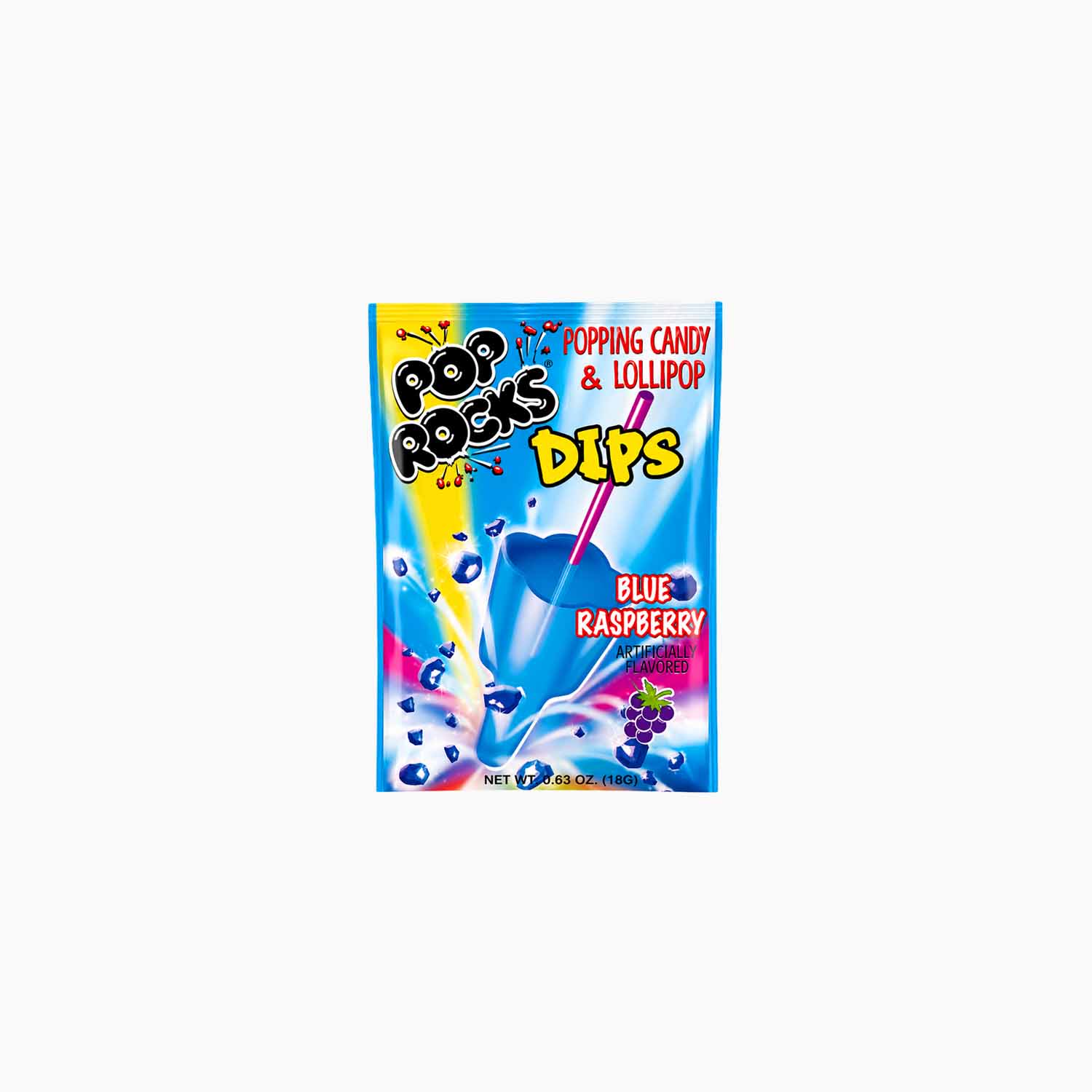 Pop Rocks Dips Blue Raspberry 18g
