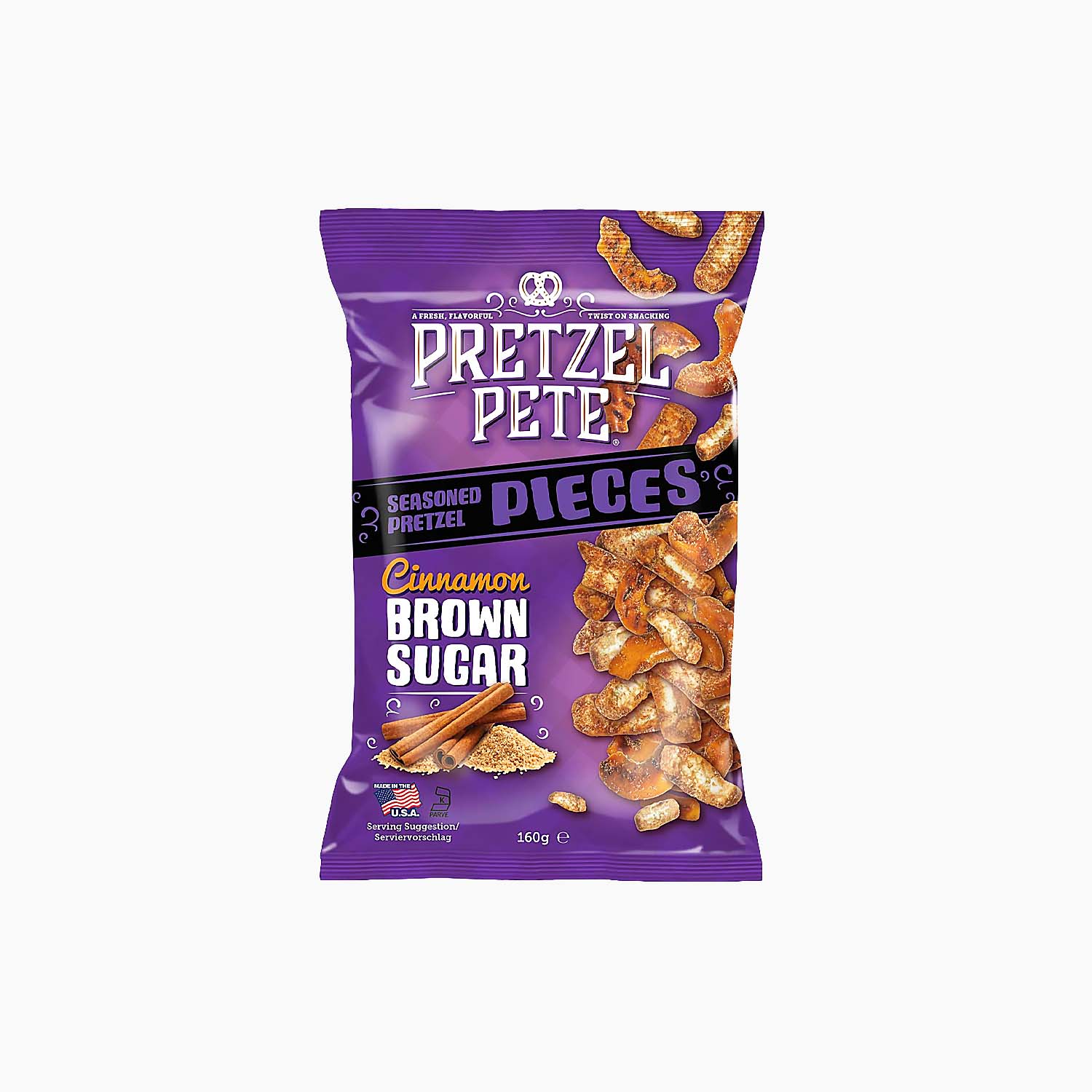 Pretzel Pete Pieces Cinnamon Brown Sugar