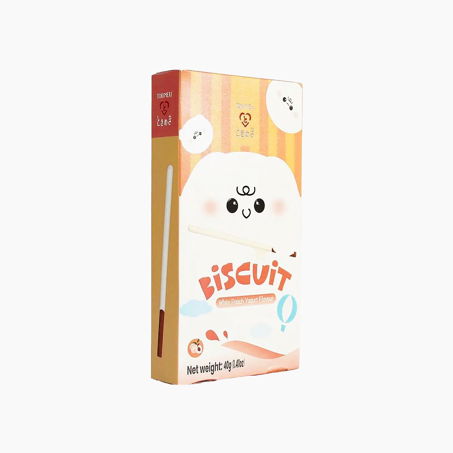 Tokimeki Biscuit Sticks White Peach Yogurt