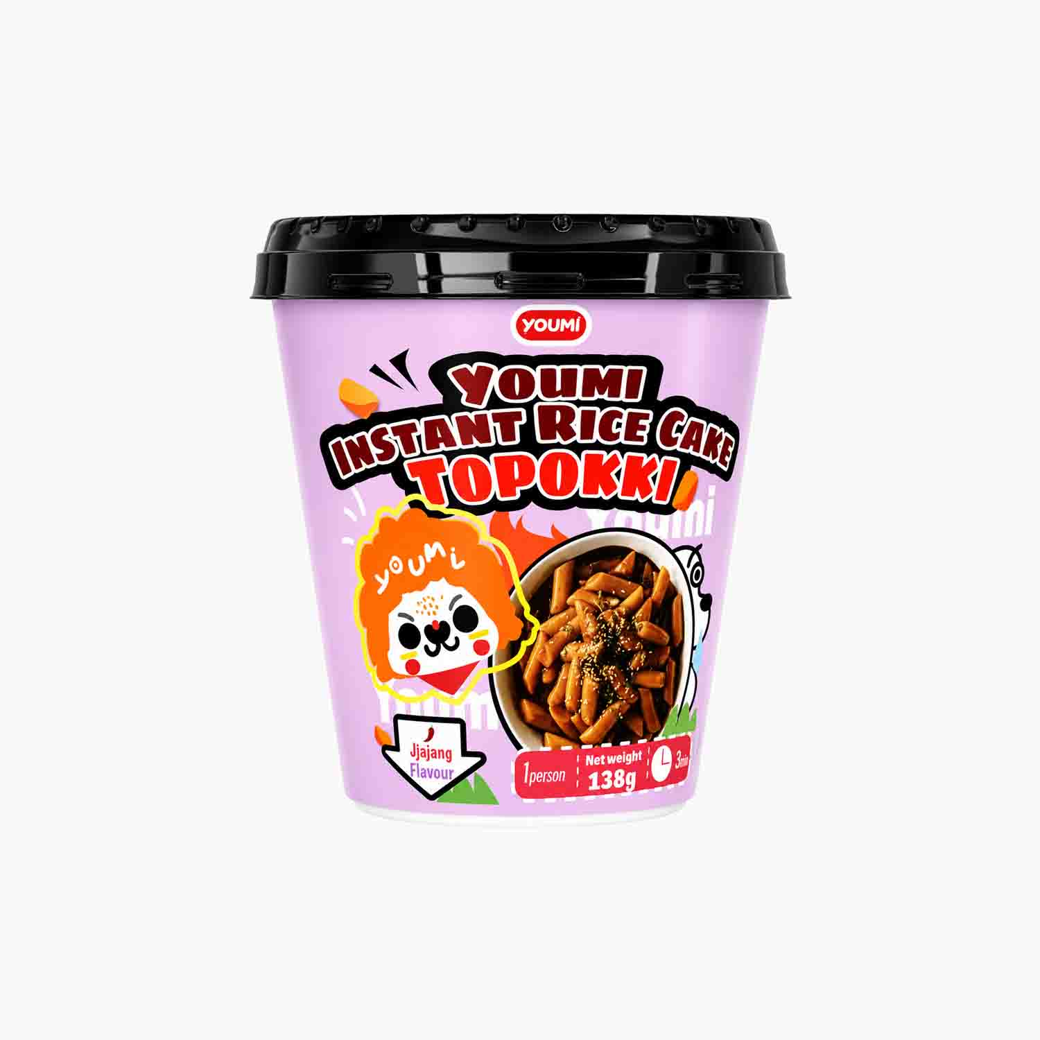 Youmi Instant Rice Cake Topokki Jjajang