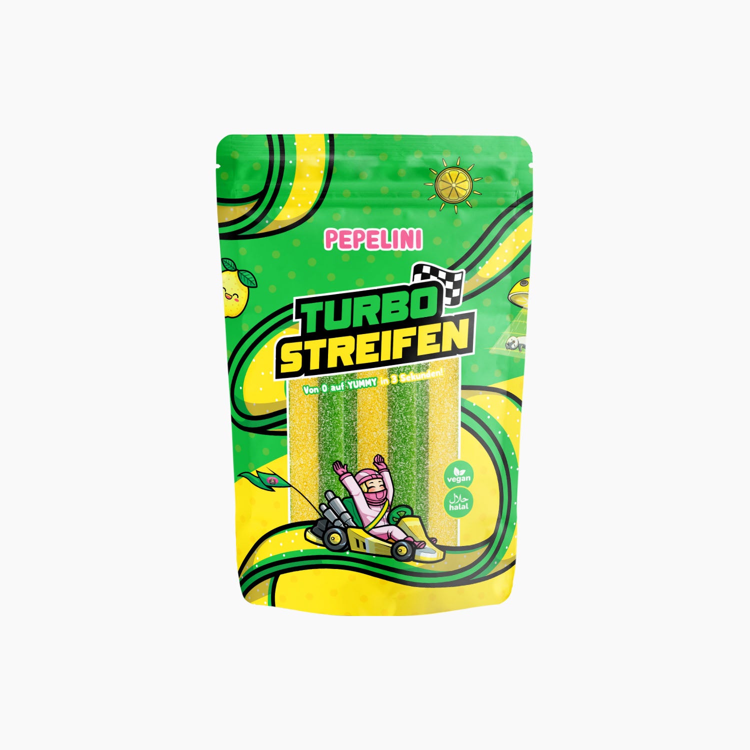 PEPELINI Turbo Streifen Zitrone