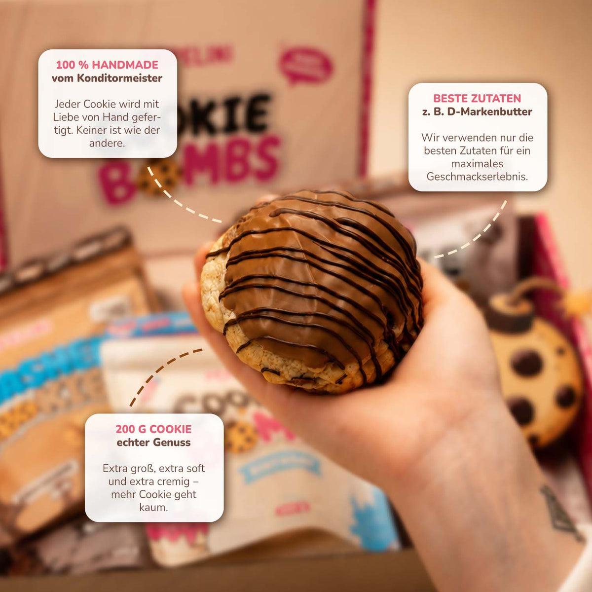 PEPELINI Cookie Bombs - Milk 'N' Choco