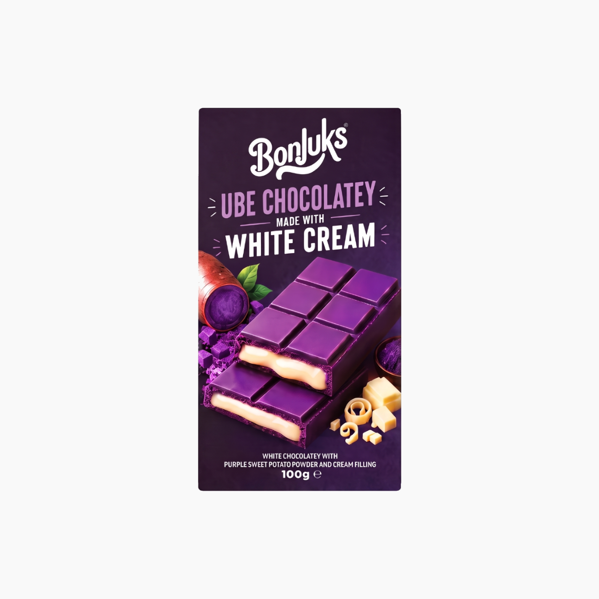 Ube Schokolade White Cream