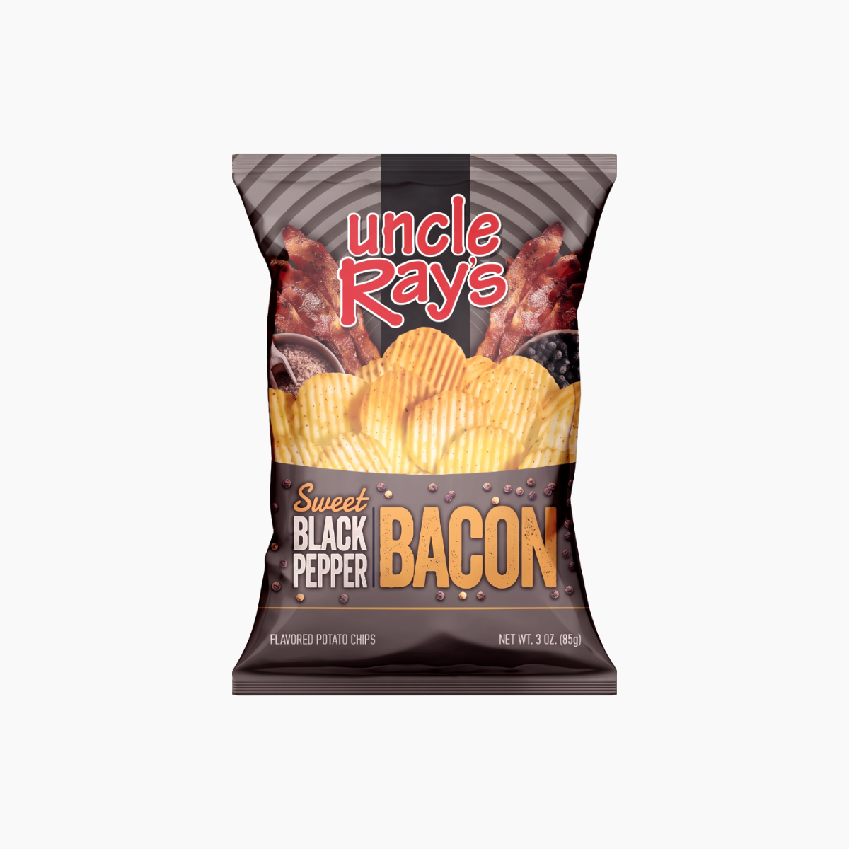 Uncle Ray's Sweet Black Pepper Bacon Chips
