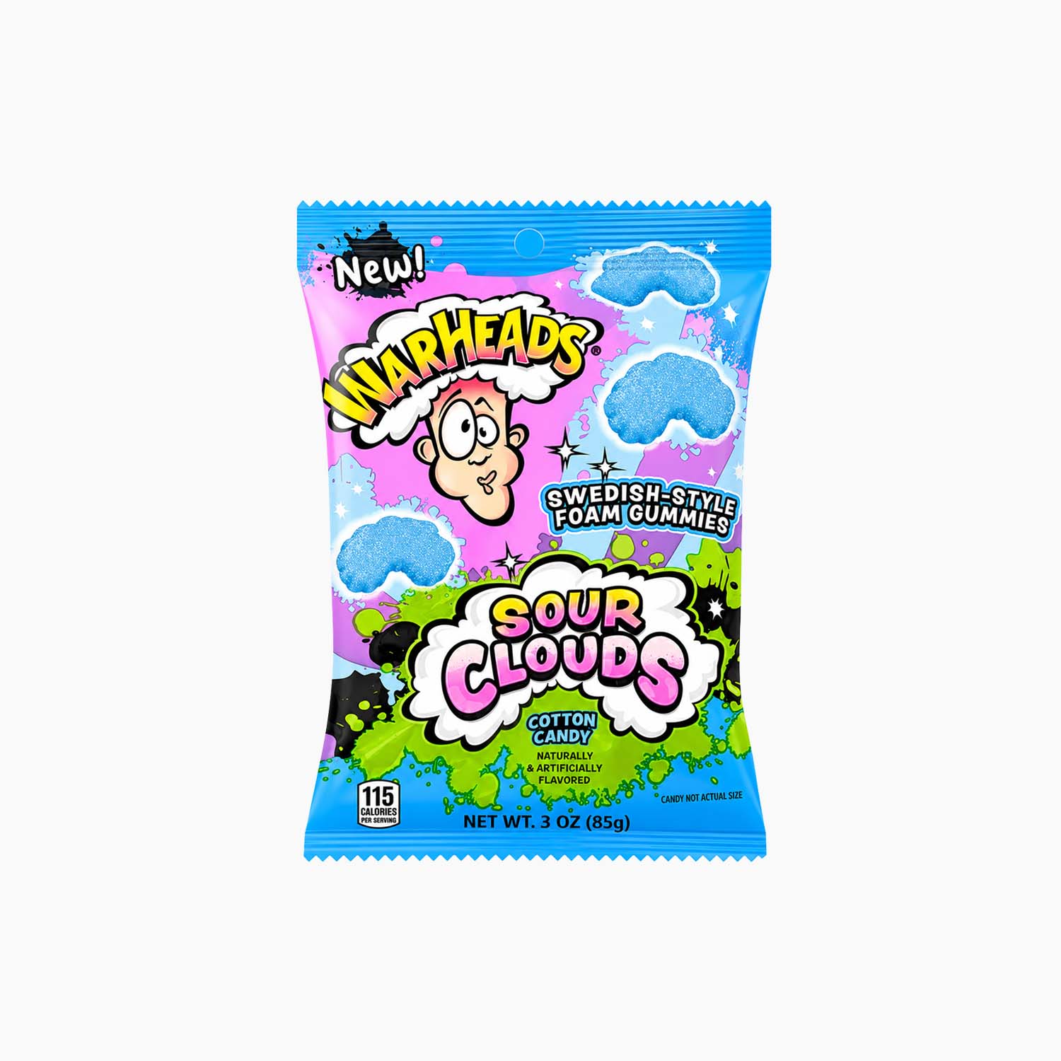 Warheads Cotton Candy Sour Clouds