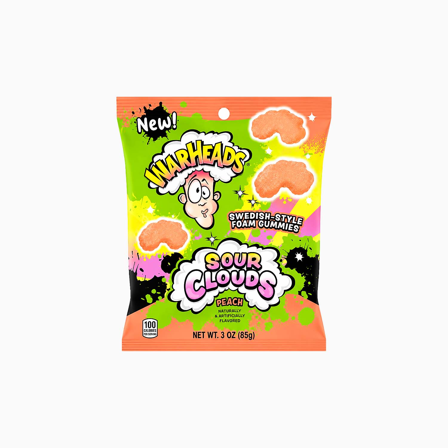 Warheads Peach Sour Clouds