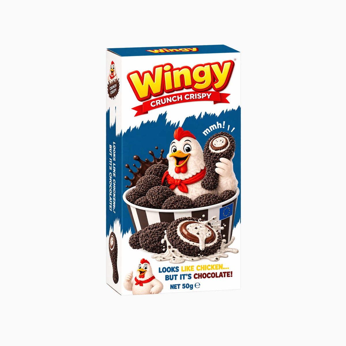 Wingy Crunch Crispy Cookies Chocolate