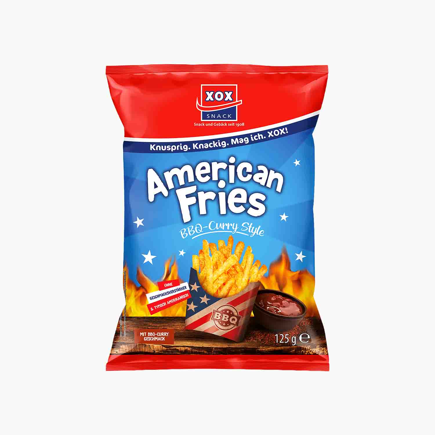 XOX American Fries BBQ-Curry