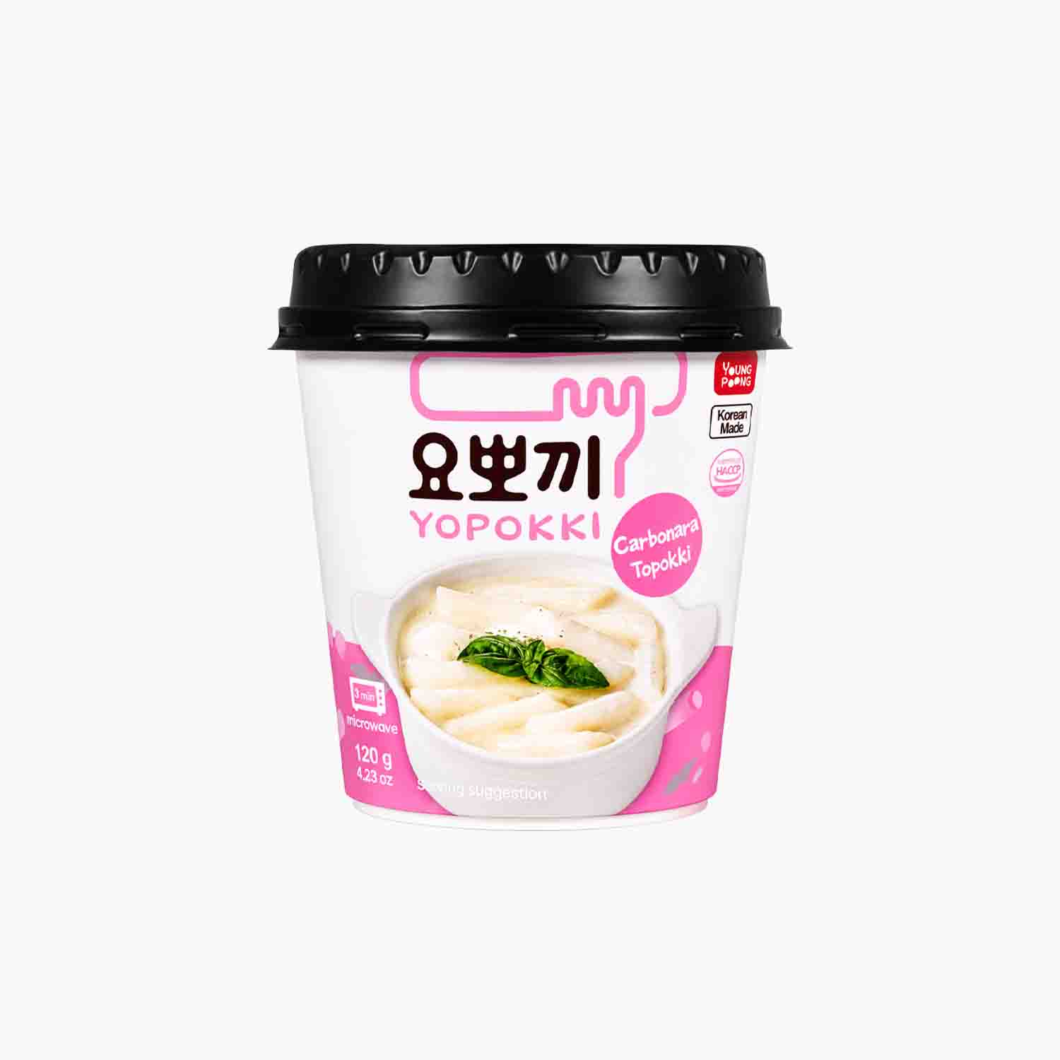 Yopokki Ricecake Cup Carbonara