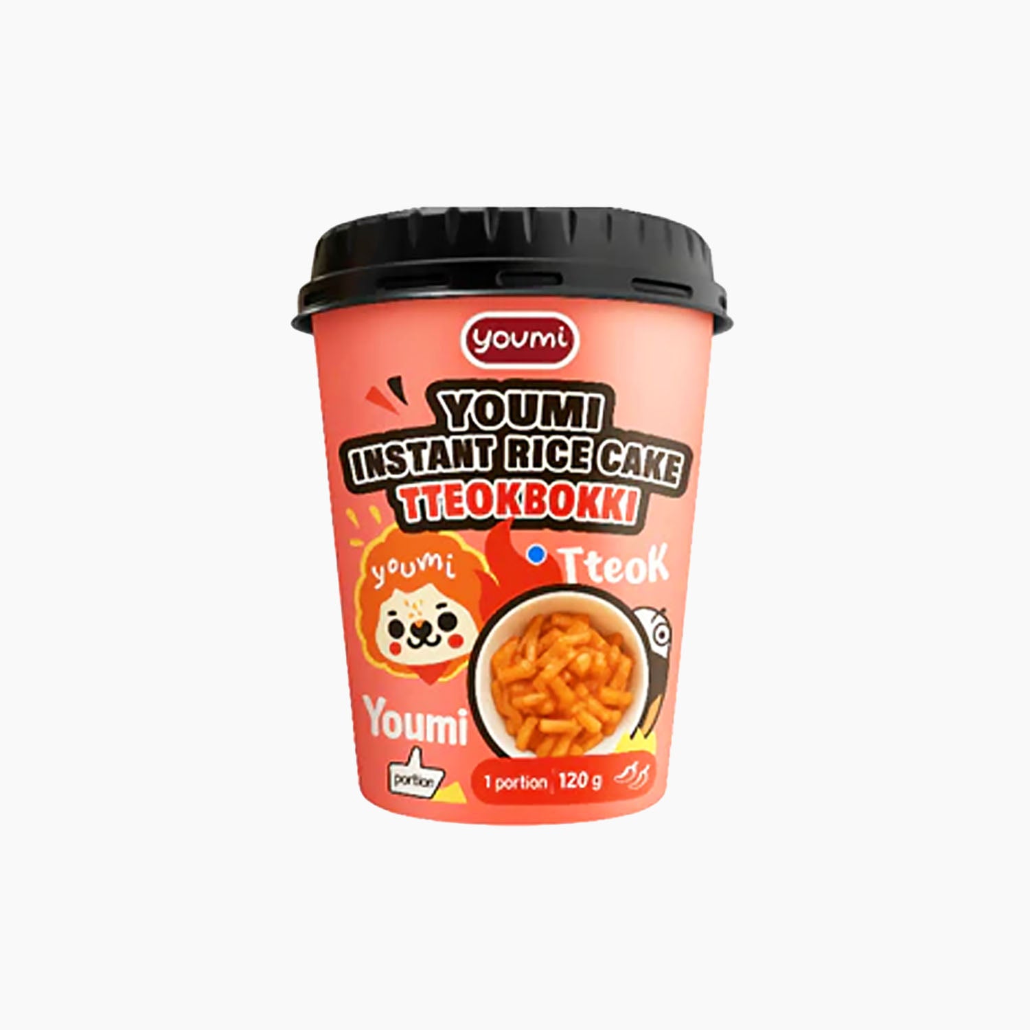 Youmi Instant Rice Cake Topokki Rosè Cup