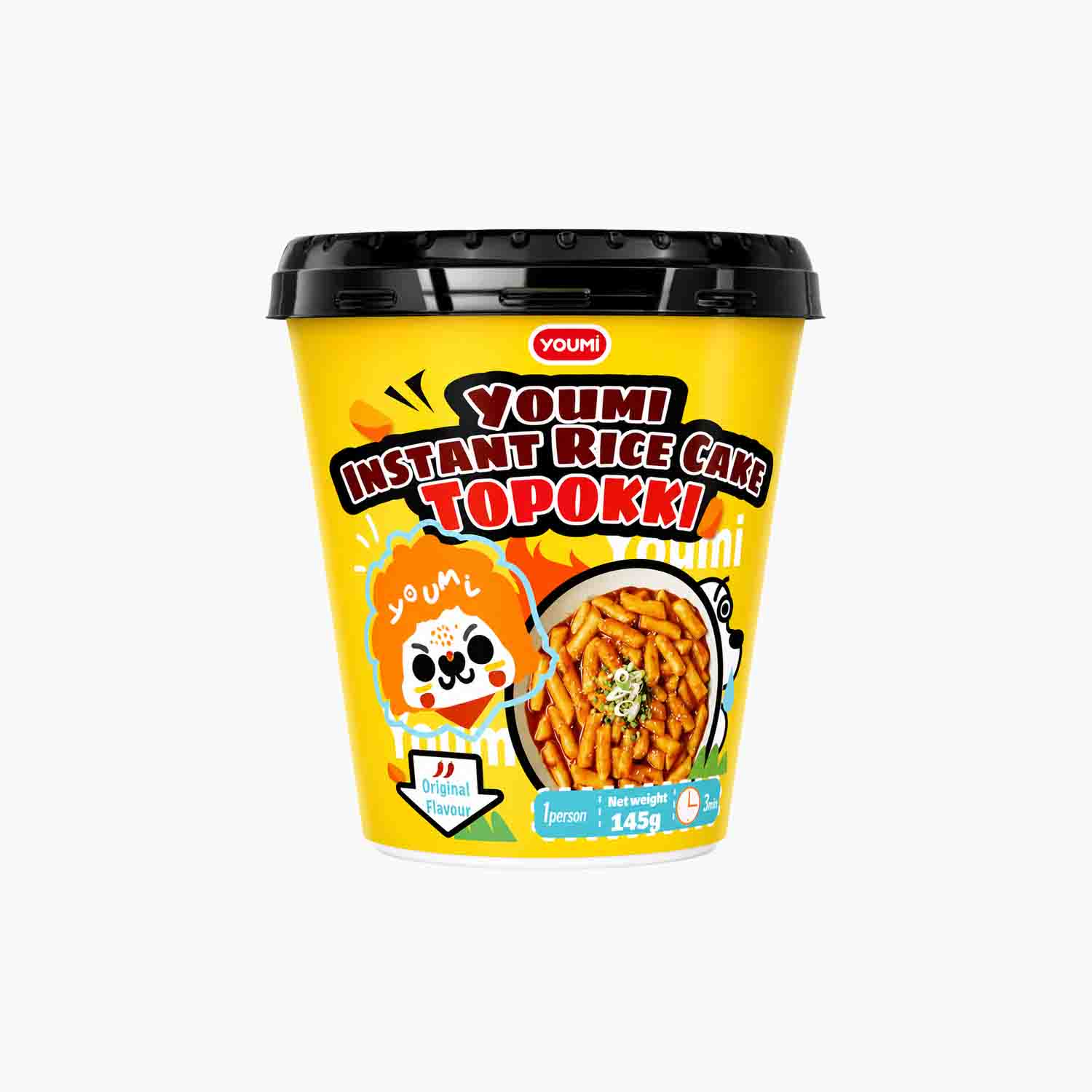 Youmi Instant Rice Cake Topokki Original