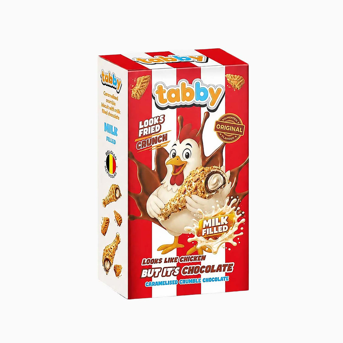 Tabby Milk Cream Filled Chicken Chocolate 50g